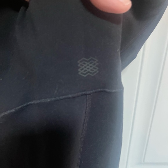 FLX short cross back padded short bodysuit black medium athleisure romper - Picture 6 of 7